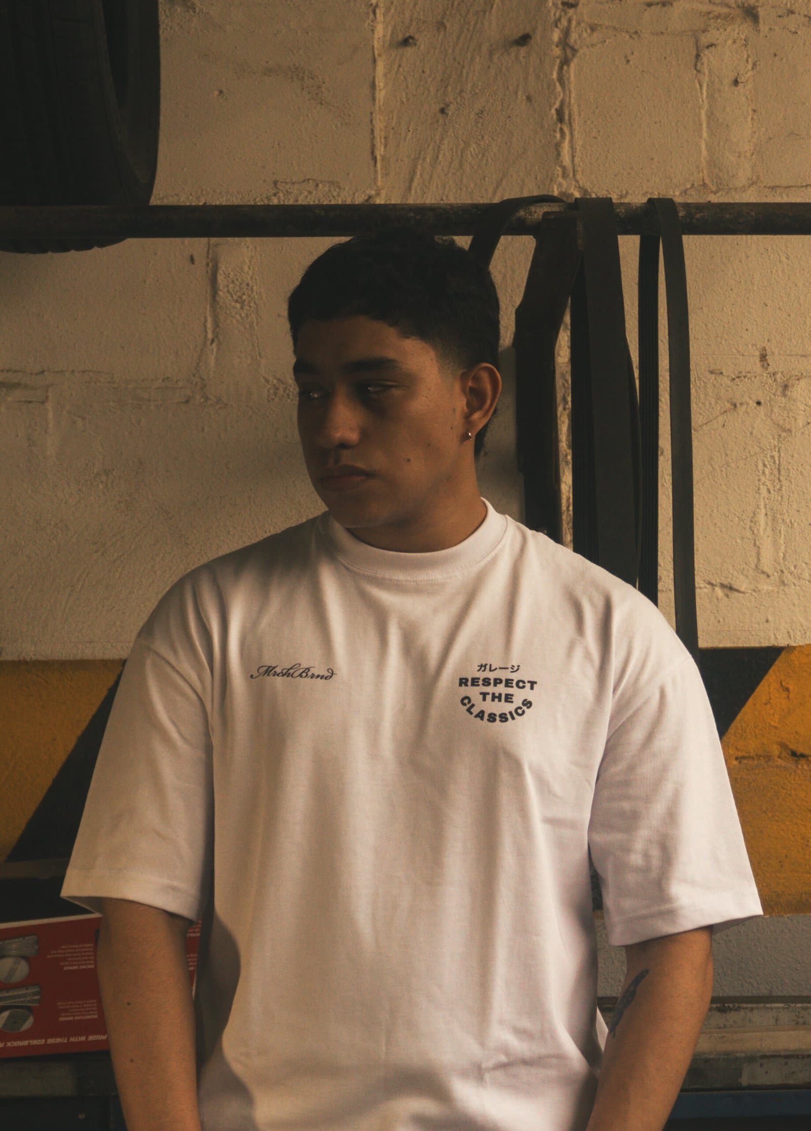 CAMISETA BLANCA GARAGE MRCH